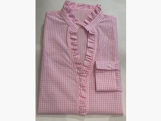 Wallmann Bluse kariert in Rosa