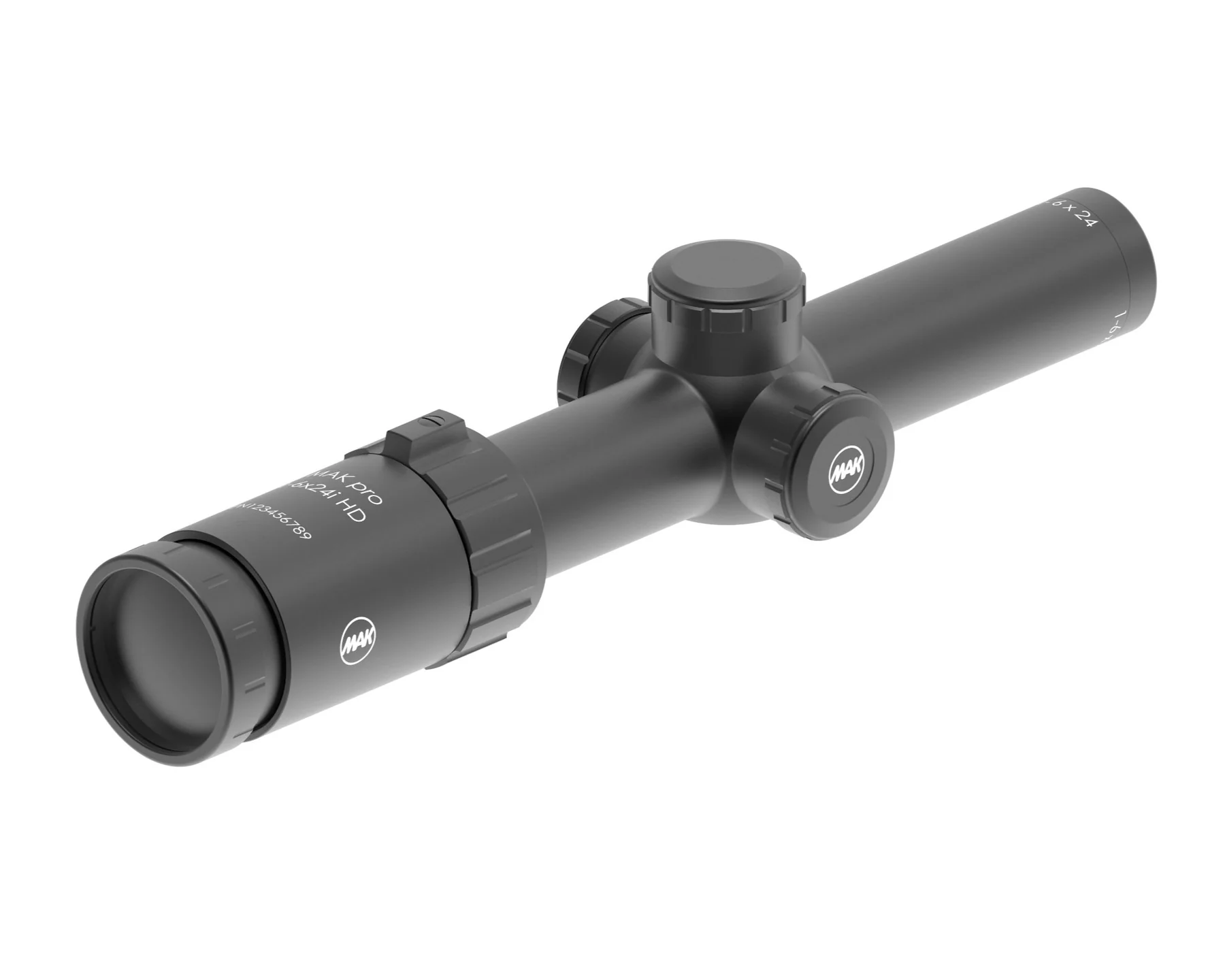 MAK Pro 1-6x24i HD lunette de tir, image 2 sur 4