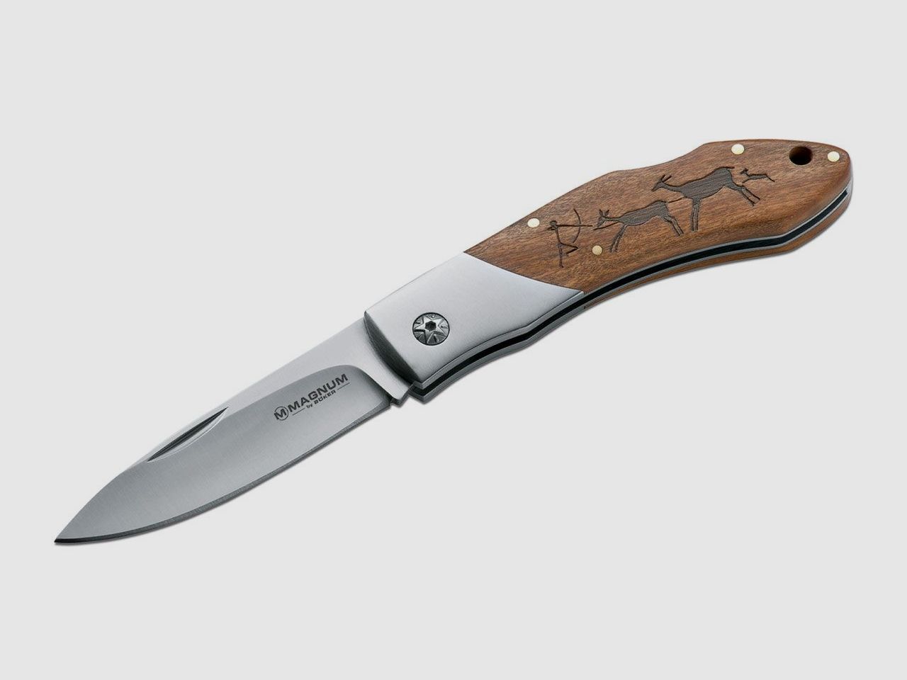 Taschenmesser Caveman Steel §42a konformes Zweihandmesser