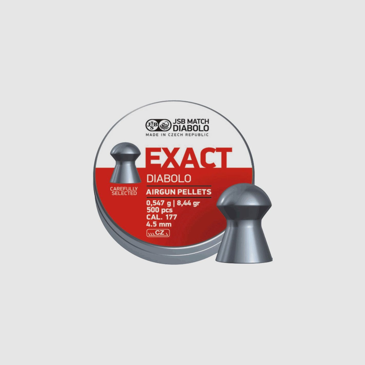 Geschosse Kal. 4,51 JSB Exact Diabolo runde Spitze 500 St. 0,547 g