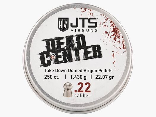 JTS Airguns Pellets for JTS Dead Center Precision Rifles 5.5 mm 22.07 grains