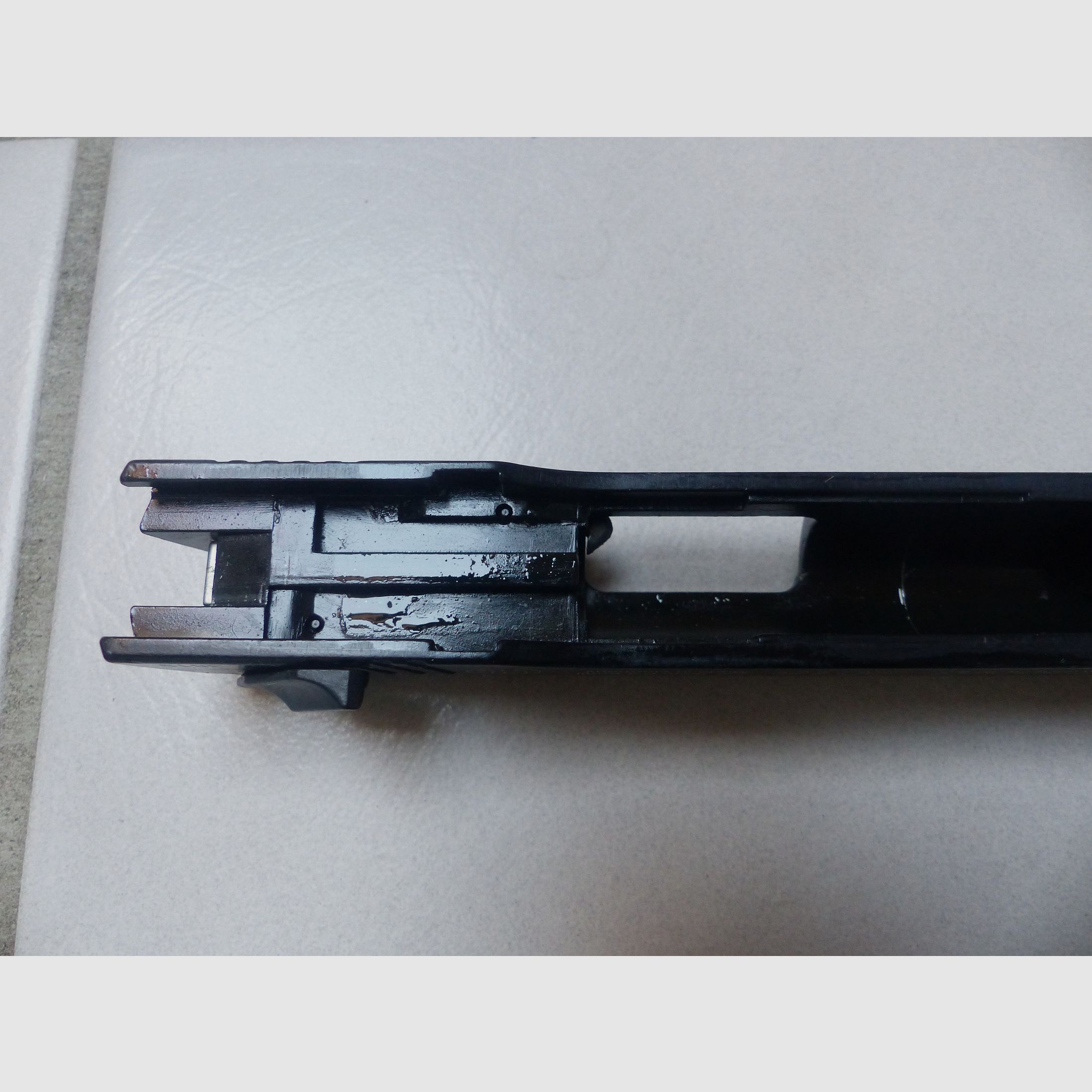 Record 2015 Cal. 9mm PAK New with case, blank firing adapter, brush, manual from collection plus 50 rounds of ammunition