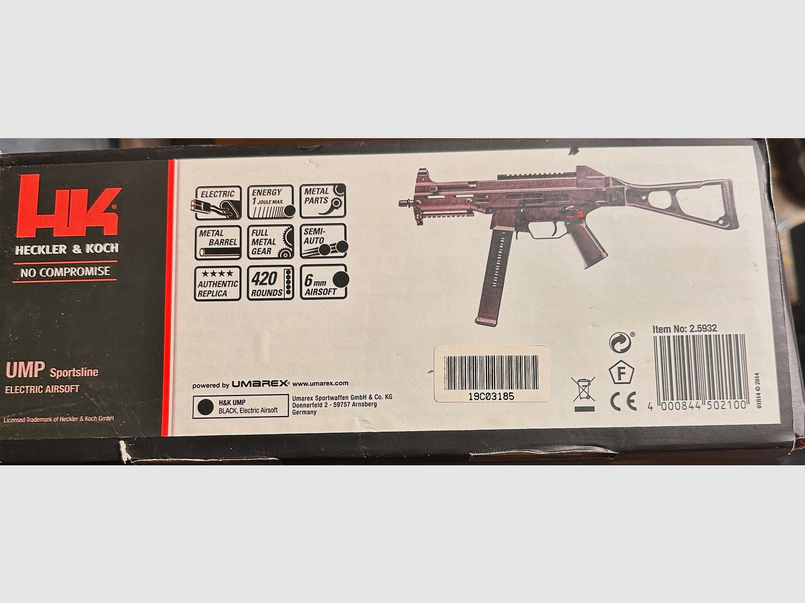 Heckler & Koch, UMP Sportsline, Electric Airsoft, 6 mm BB