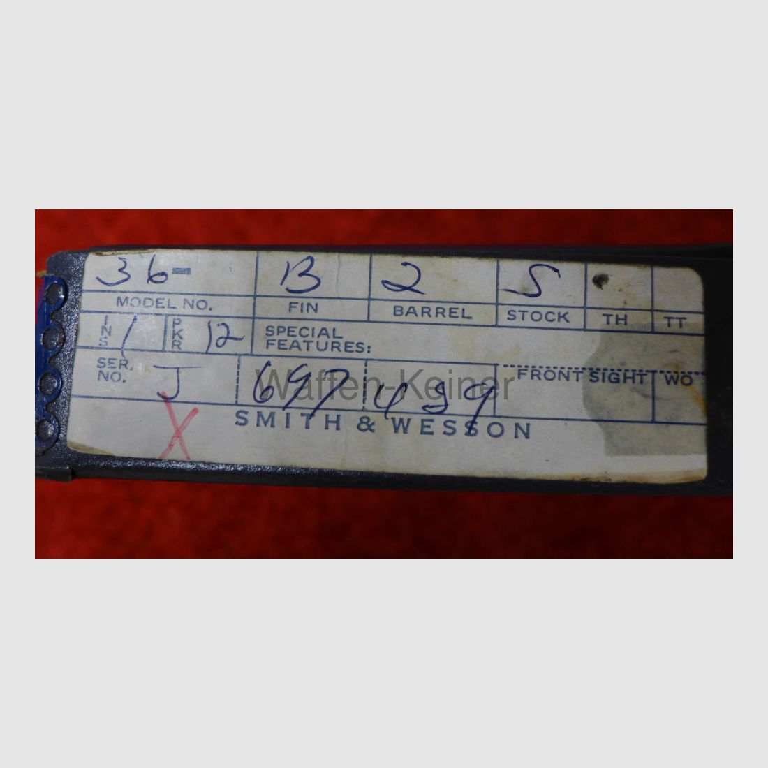 Smith & Wesson Model 36 SB