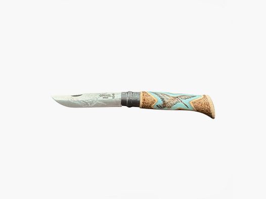 Couteau – Opinel – N.8 Inox fabriqué à la main avec Bécasse