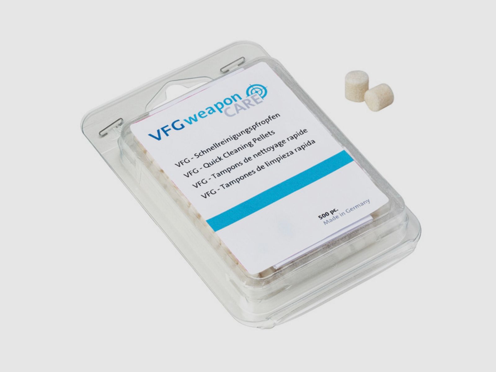 VFG 515 cal. 4,5 mm Schnellreinigungspfropfen 500 Stück
