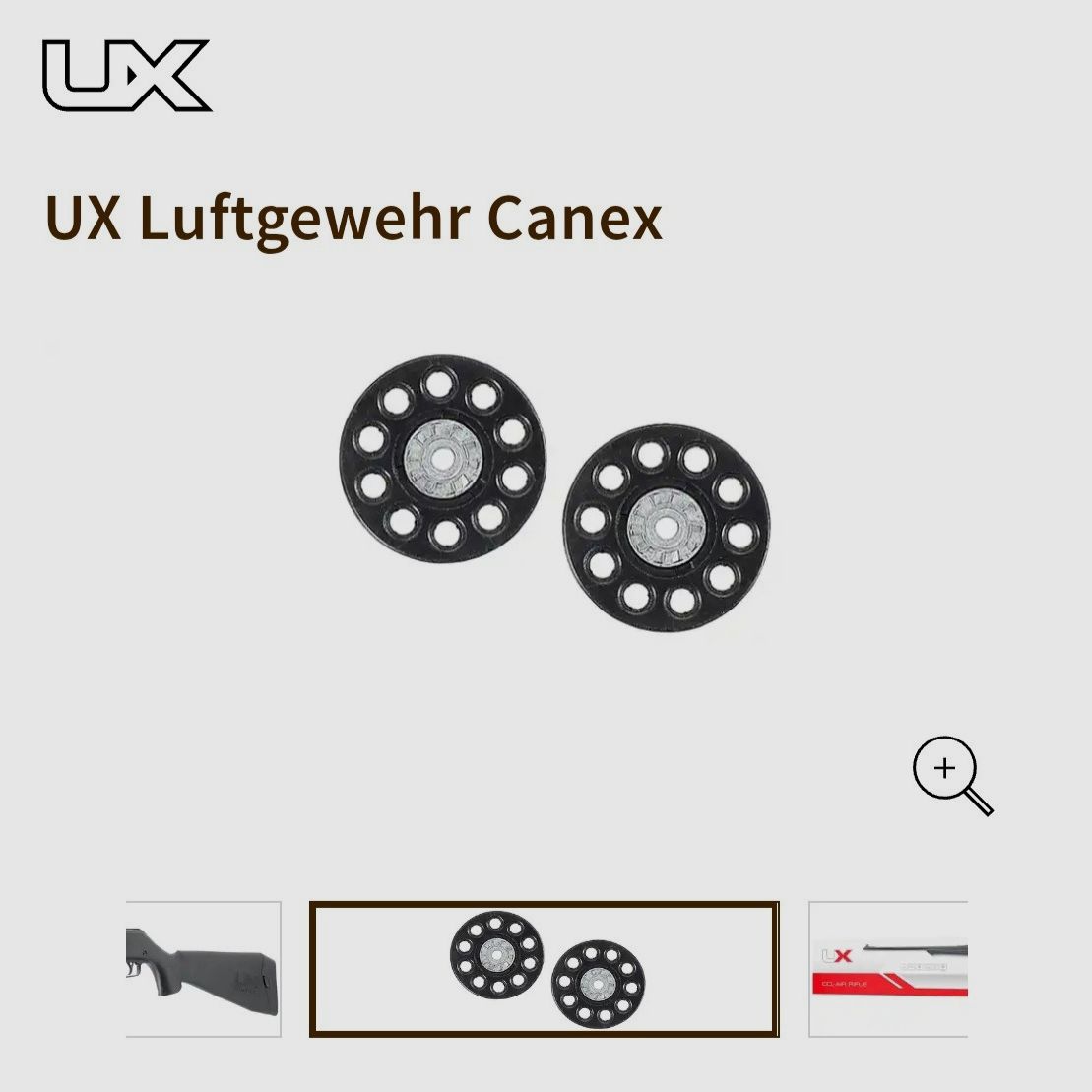 UX Co2 air rifle Canex + Co2 capsules 12g + targets !!