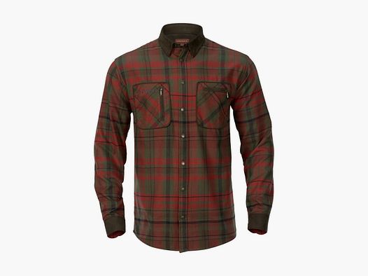 Camisa HÄRKILA Pajala Cuadro Rojo Otoño