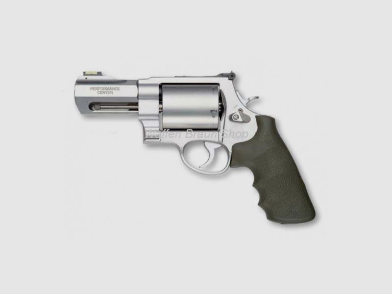 S&W Rev. Mod. 460 XVR, 3 1/2", cal. 460 S&W Mag., ungeflutete Trommel, Finish: satinless