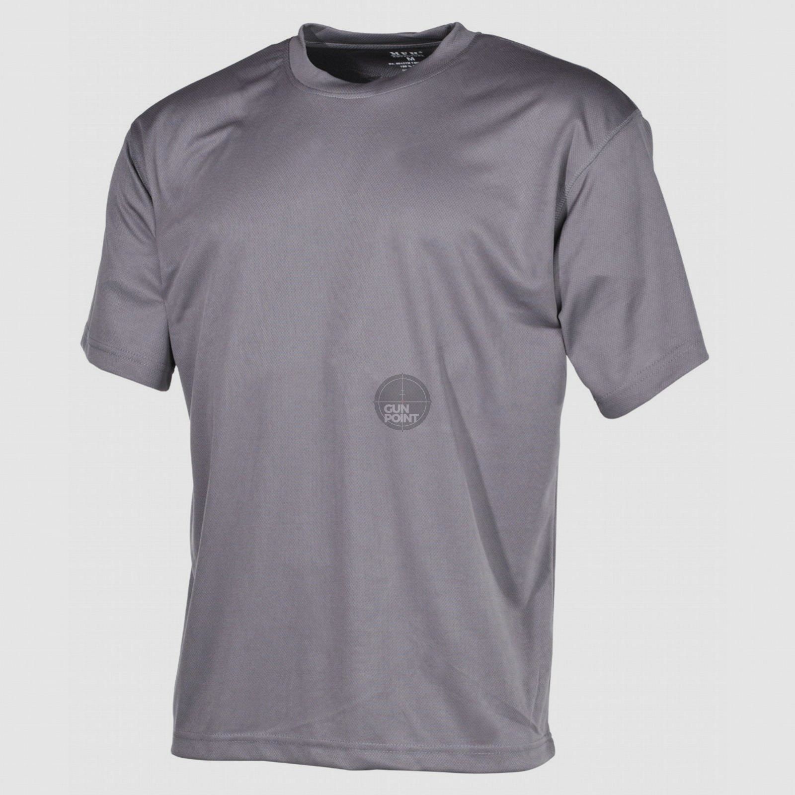 T-shirt, "Tattico", maniche corte, grigio urbano - Taglia: L