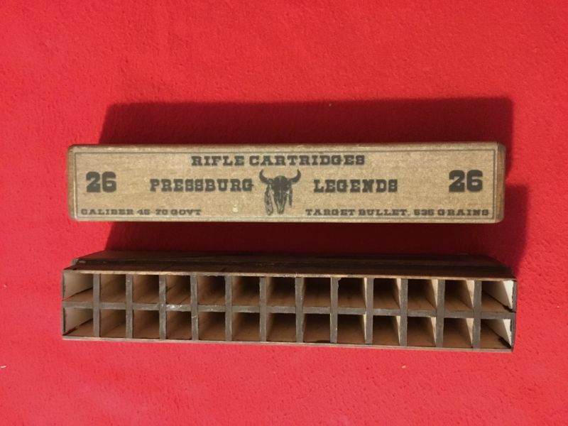 Holzbox für 26 Schuss 45-70