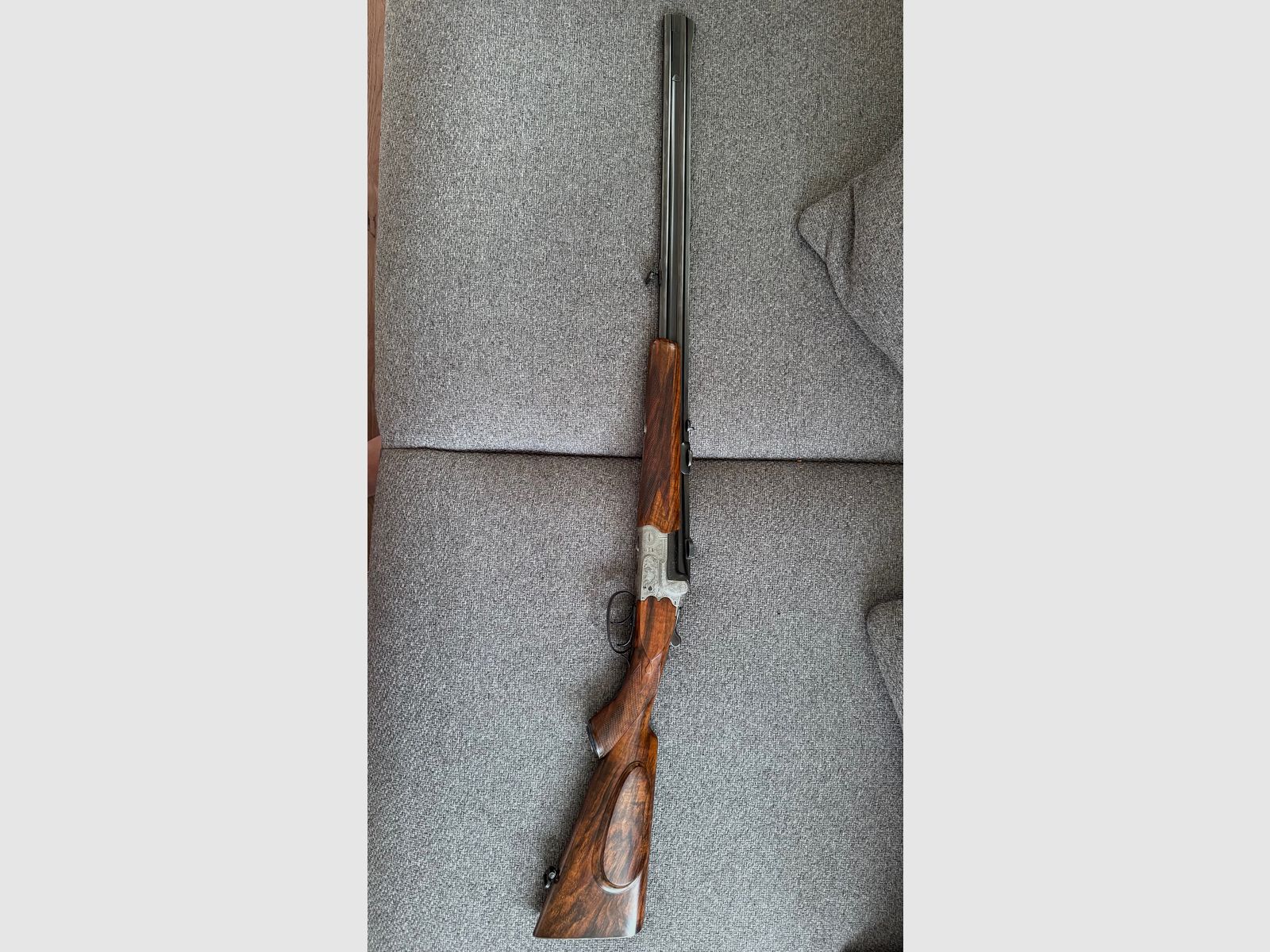 Exklusive Simson Suhl Bockdoppelbüchse Kaliber 8x57 IR – Sammlerstück im Bestzustand