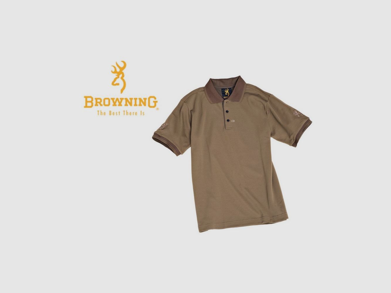 POLO BROWNING SAVANNAH S-SLEEVES KHAKI