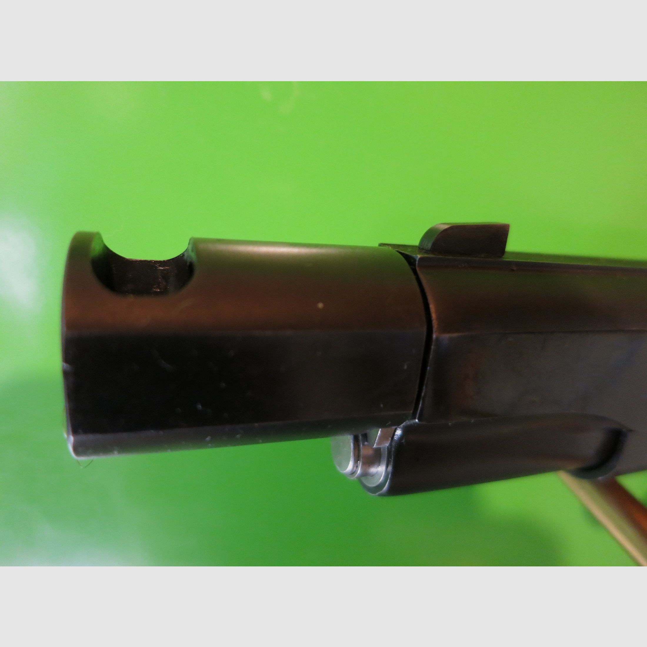 Colt pistol 1911 National Match Gold Cup; Wilson barrel 5" with compensator, .45ACP       #74-