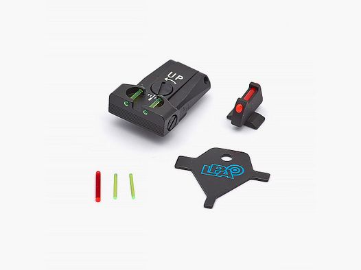 LPA TTF94BE Juego de miras para Beretta 8000 Cougar, 92A1, 98A1, M9A3, 90TWO