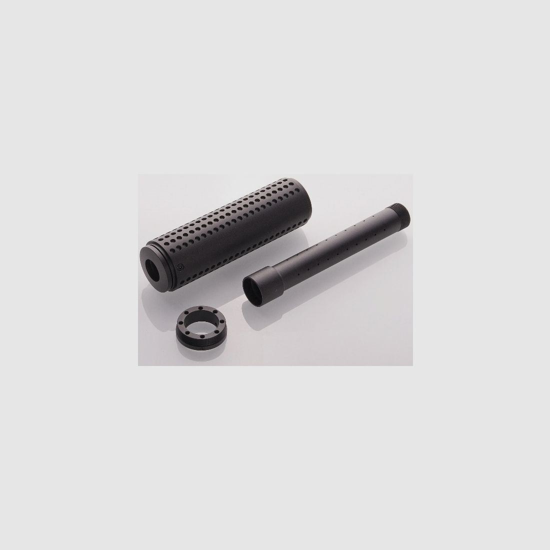 Paintball Schalldmpfer fr Lufe mit Frontgewinde (22mm Gewinde)