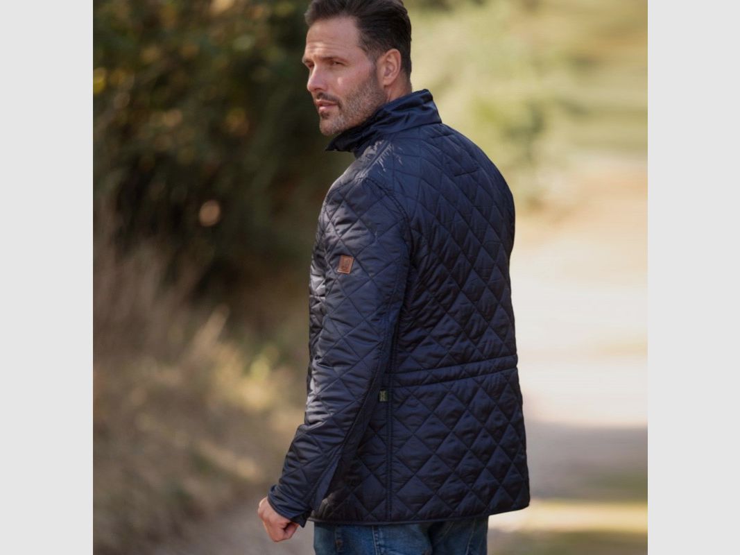 Chaqueta Oxford Blue Leiden Quilted Navy, imagen 2 de 5