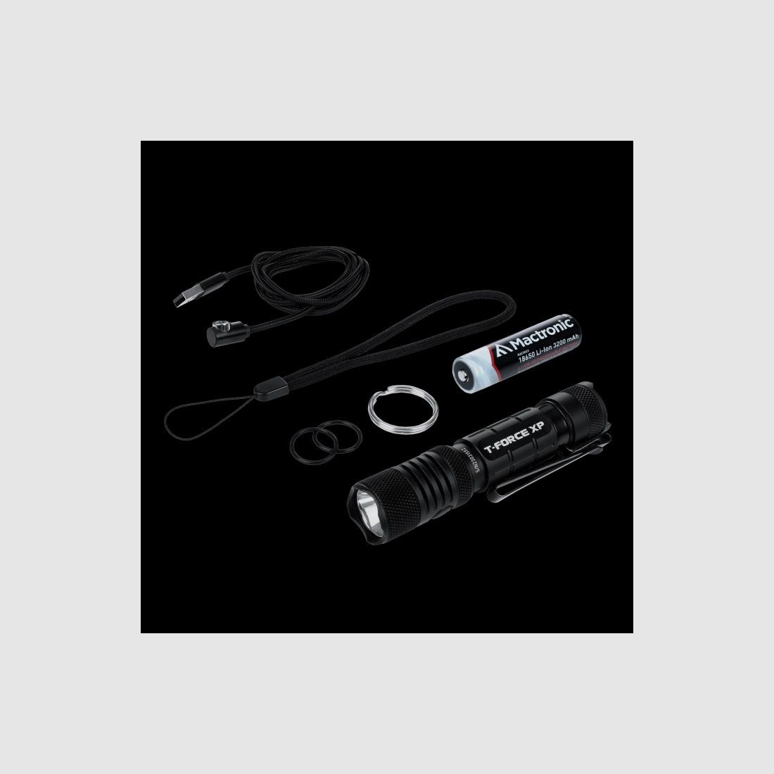 Krachtige handzaklamp 2030 lm, T-FORCE XP, afbeelding 2 van 6