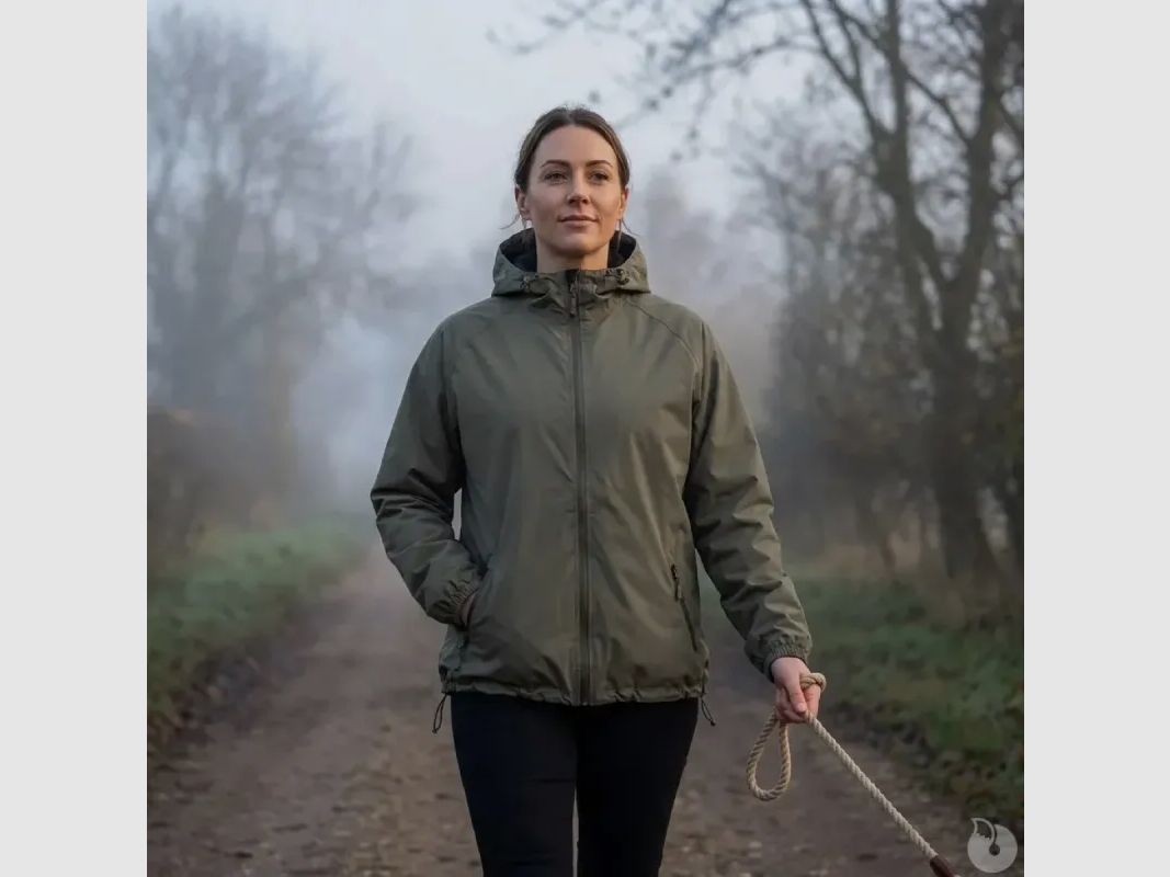 Veste courte Lightshell kaki imperméable, image 8 sur 16