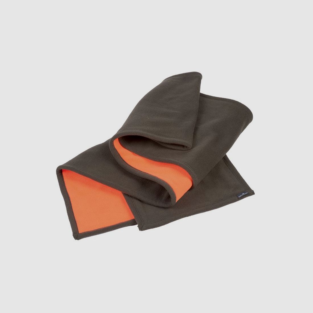 Platzhirsch Reversible Fleece Scarf | olive/signal, image 2 of 2