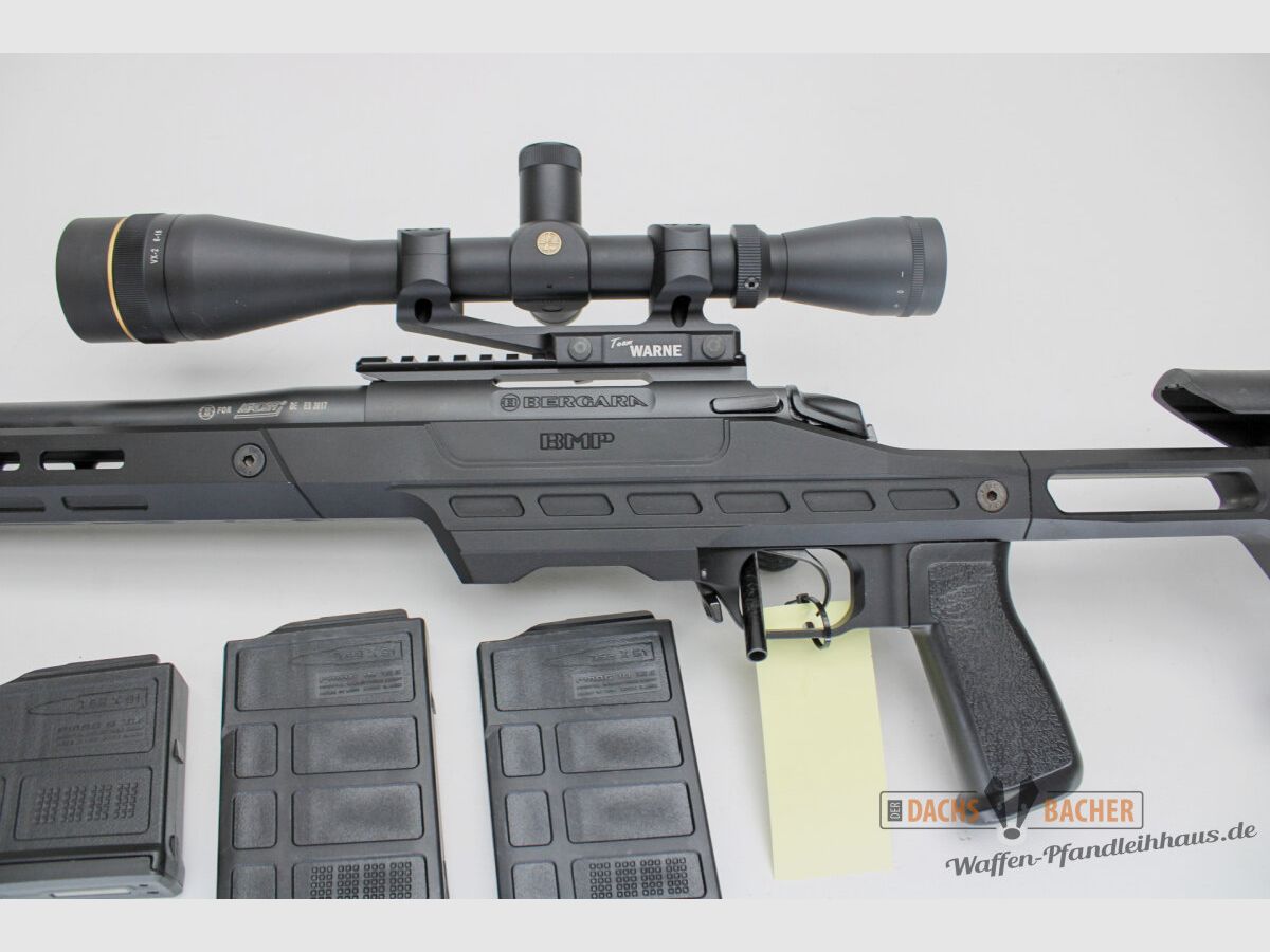 Rep. rifle Bergara B14 BMP Varmint cal. .308 Win con Leupold VX-2 6-18x40