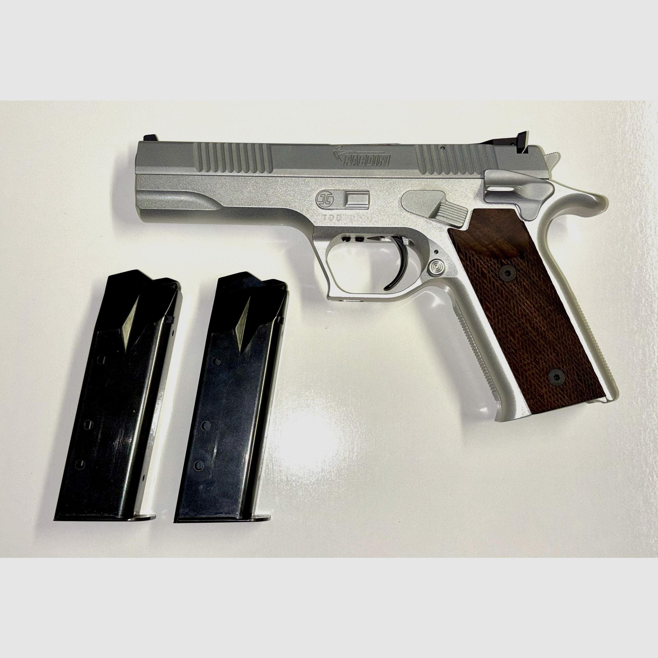 Pardini Sport Modell P.C.45 S, 5 Zoll, Cal 45 ACP - silber