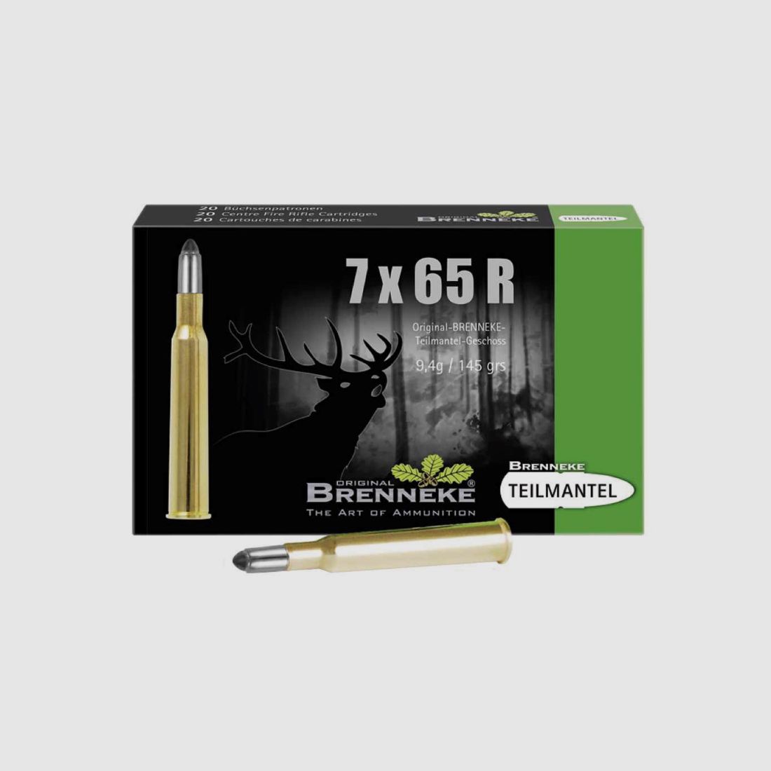 Brenneke 7x65 R 145GR TM 20 patronen