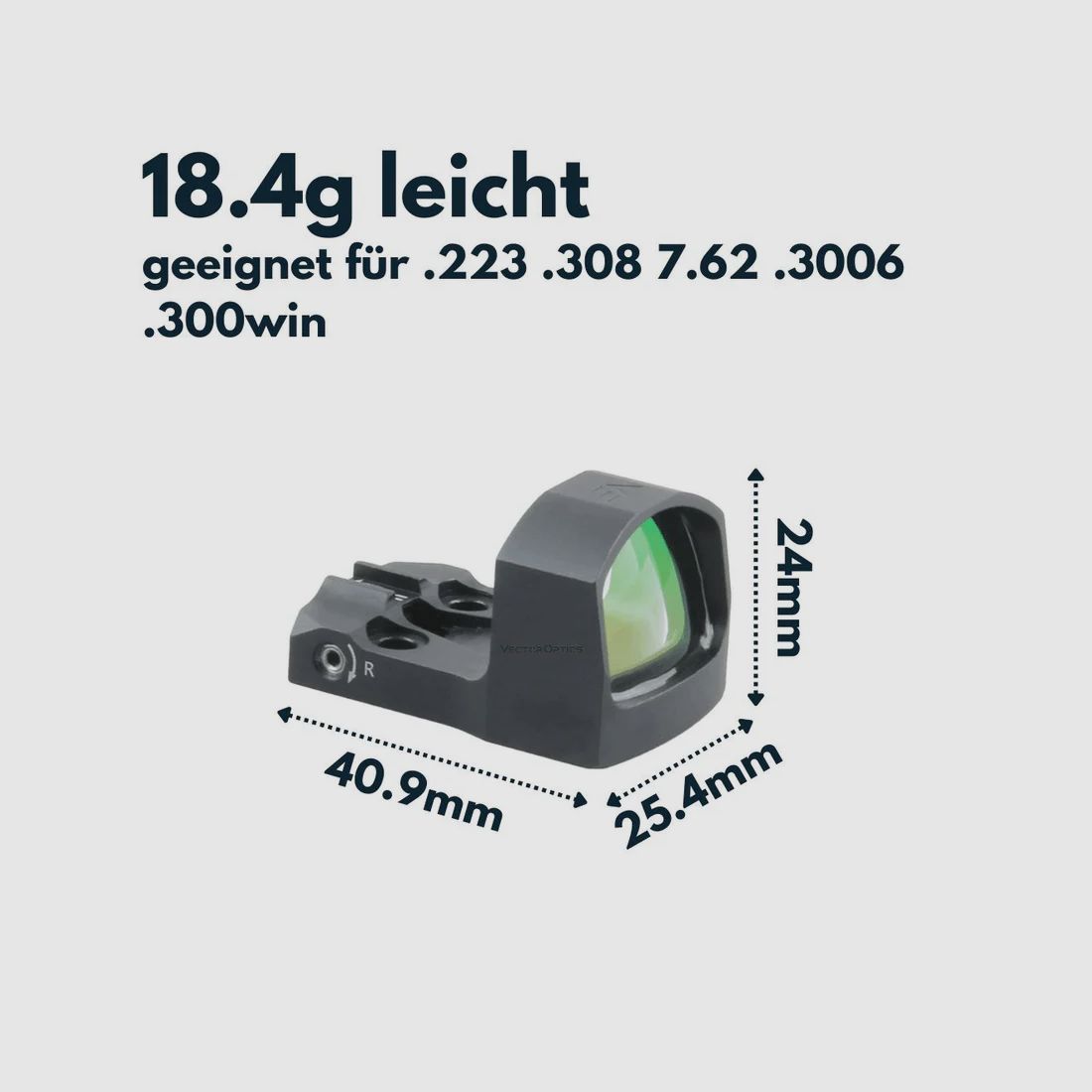 Vector Optics SCRD-G43 Frenzy-S 1x17x24 MIC Green Dot