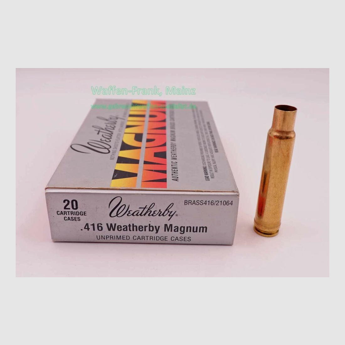 Weatherby - USA Langwaffenhülsen 416 WBY Mag.