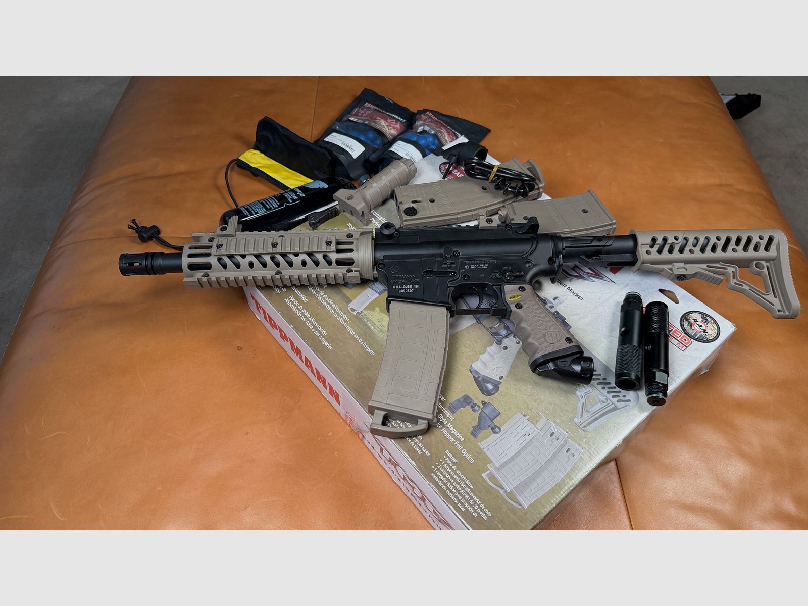 Tippmann TMC .68 RAM Marker / Set M4 Carbine – molti accessori – ottime condizioni