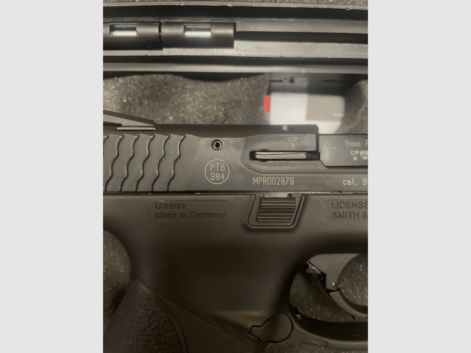 Umarex Smith & Wesson M&P9c 9 mm P.A.K. – compleet & ongeschoten