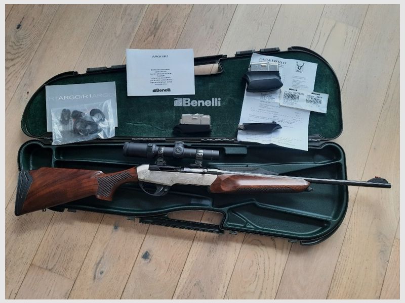 SLB Benelli Argo de Luxe 30.06 im Koffer inkl. EAW; kein: Sauer 303, 1-6x24 Noblex, Zeiss, Meopta