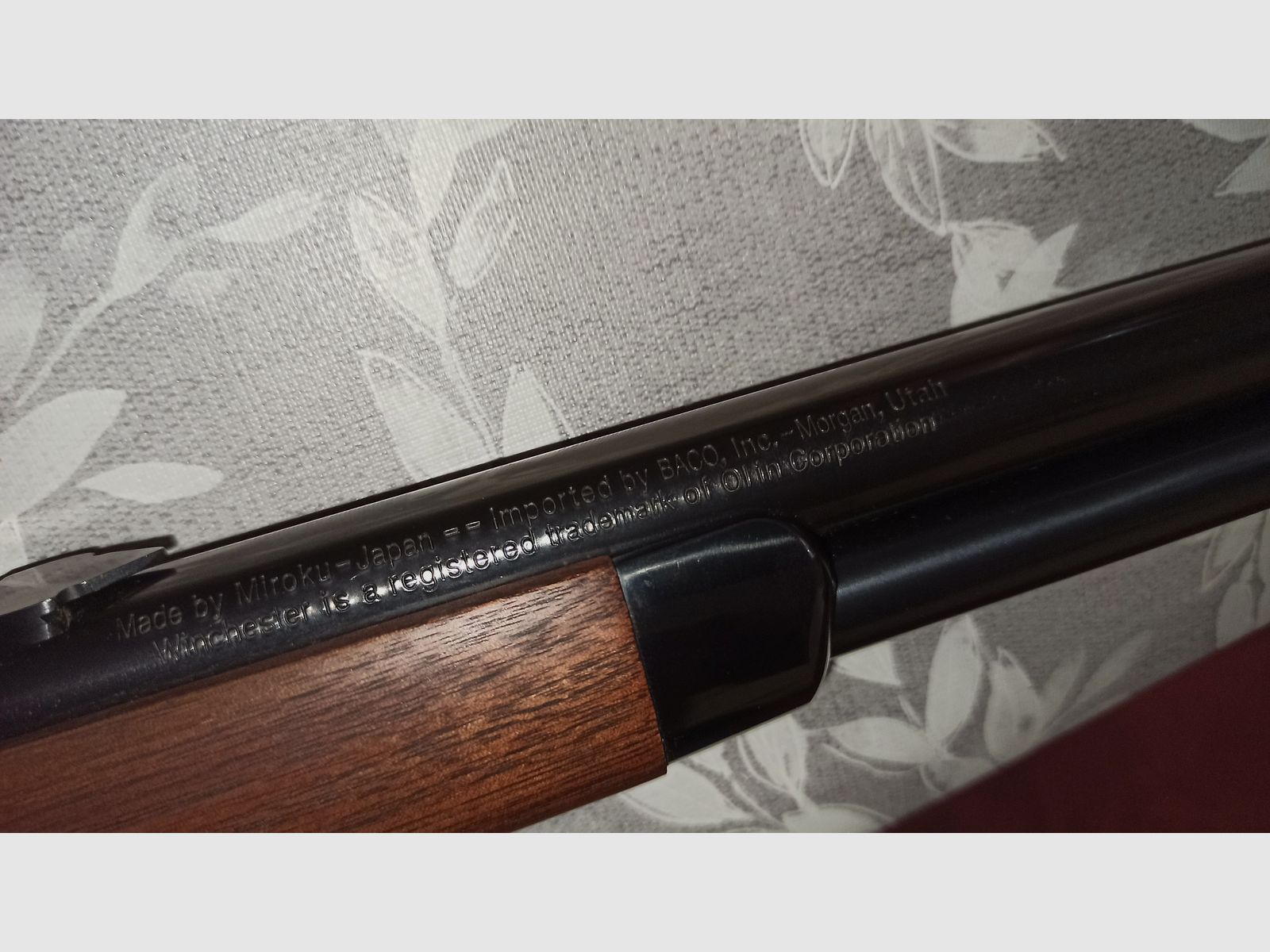 WINCHESTER 1894 TD TAKEDOWN lever-action rifle caliber .450 Marlin collector's firearm safe queen