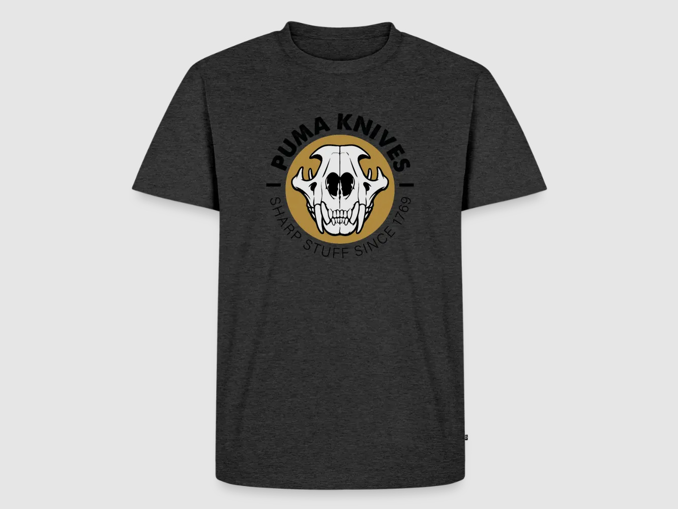 PUMA Men’s Premium T-Shirt "Skull Frontal Sharp Stuff"