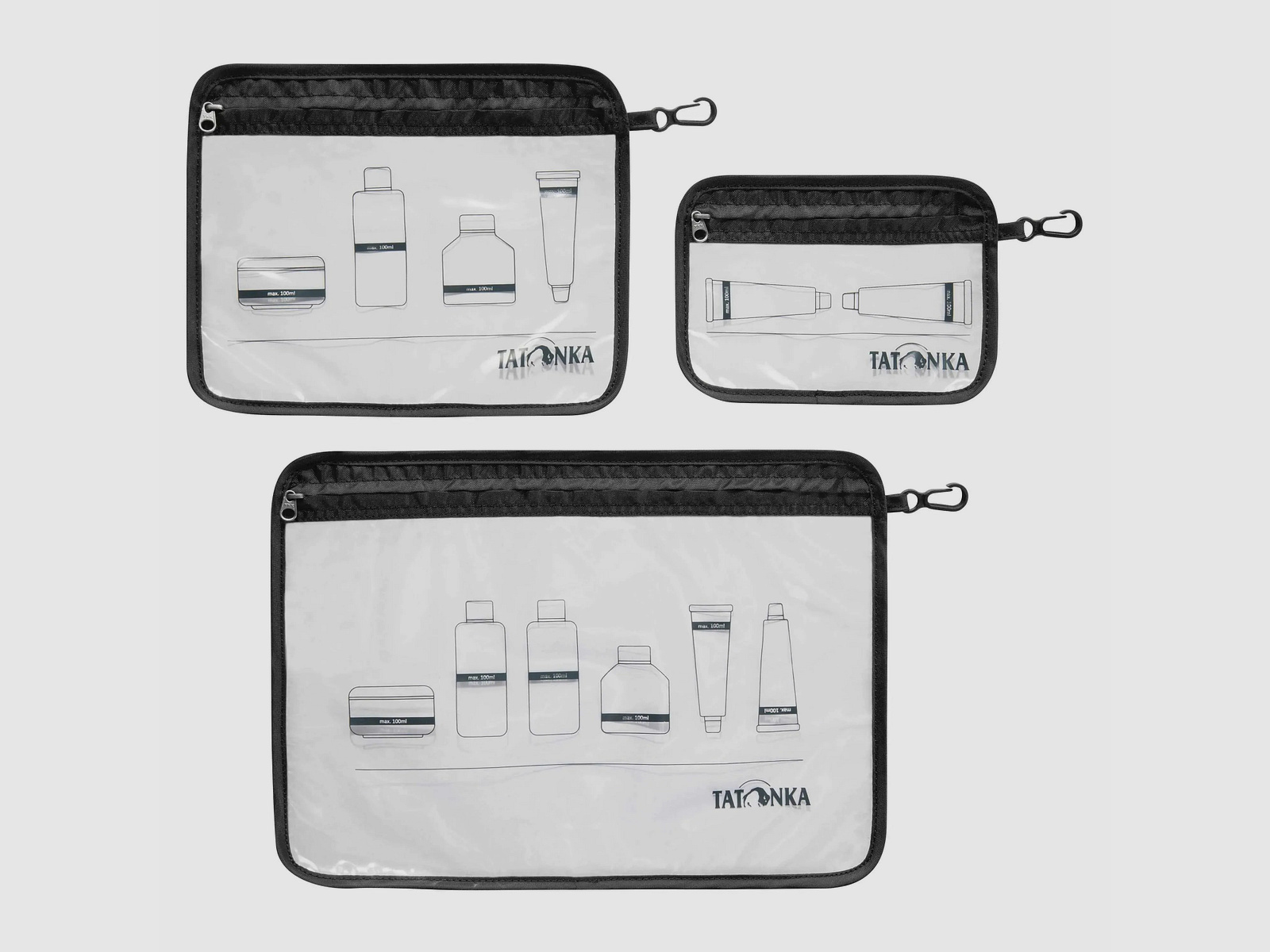 Tatonka Tatonka Taschen Zip Flight Bag Set schwarz