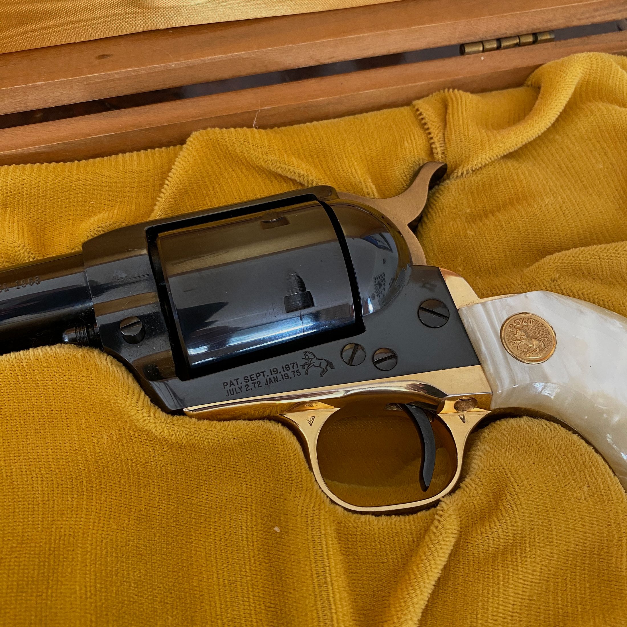 COLT SAA .45 L.C.  Sondermodell 100 Jahre 1863 West Virginia Centennial 1963