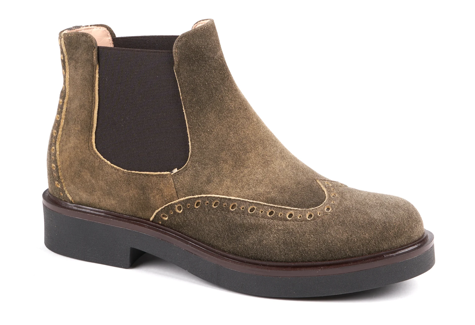 dirndl & bua Stiefeletten Antikbock in Moor, Bild 2 von 6