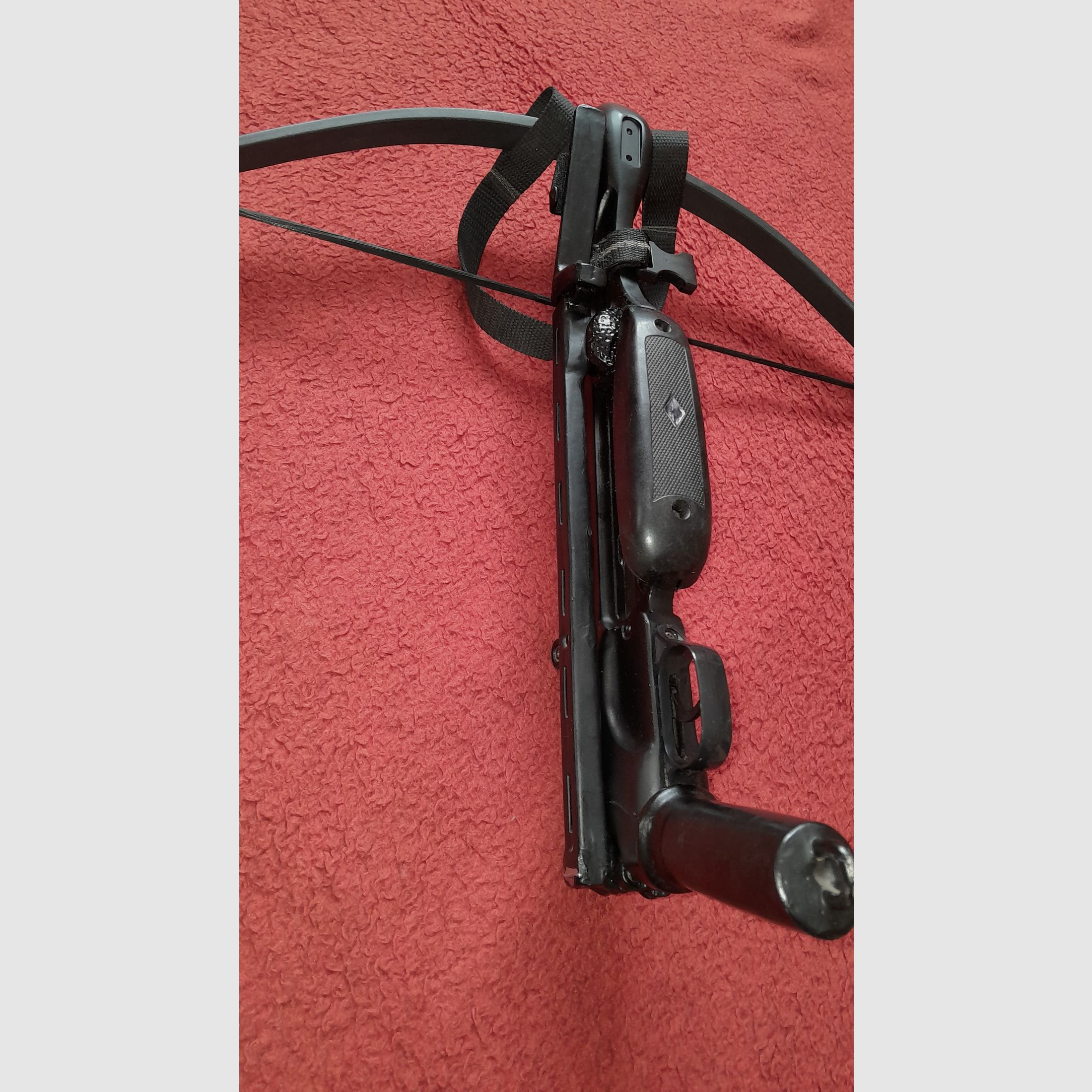 Barnett Panzer II Armbrust, mit DIY-Klappschaft, und 9 Alupfeilen