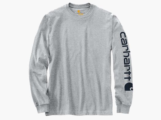 Carhartt Long Sleeve T-Shirt Men Heather Grey XL