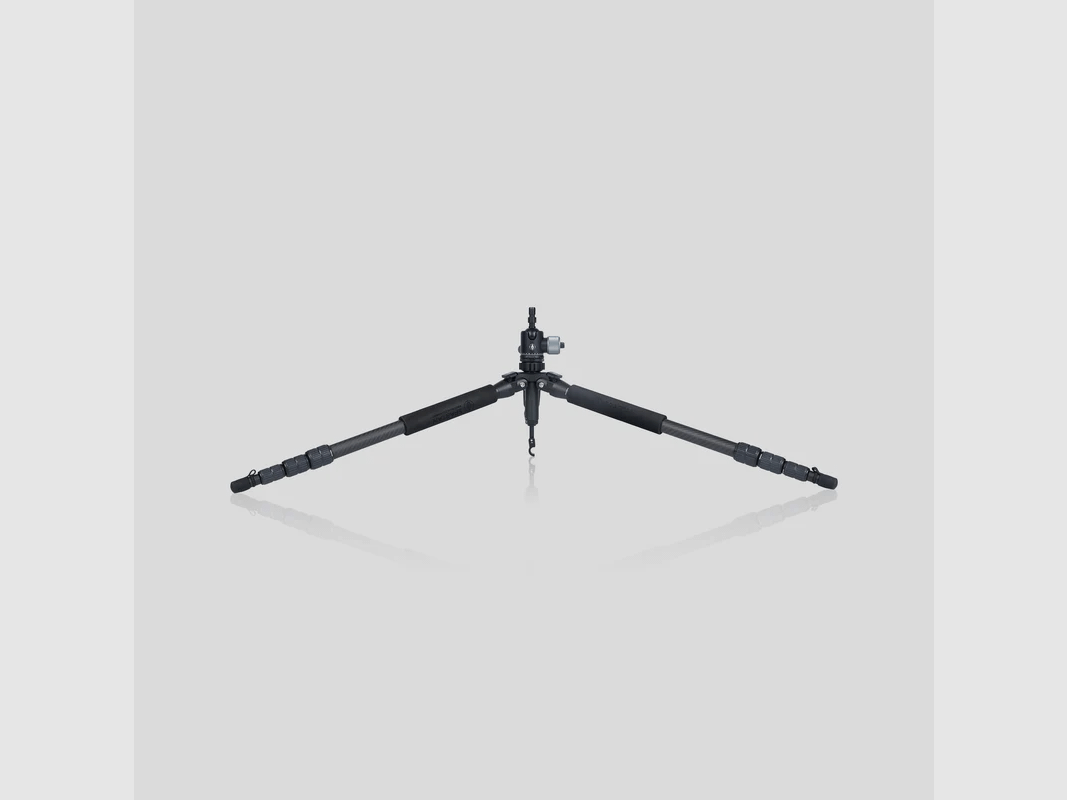 Spartan Precision Equipment Ascent Tripod™ Gen 2 Woodland mit Davros Pro Head™ und Trekkingstockgriffen