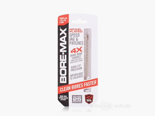 Real Avid Bore-Max Speed Jag & Patches .243 Fusil