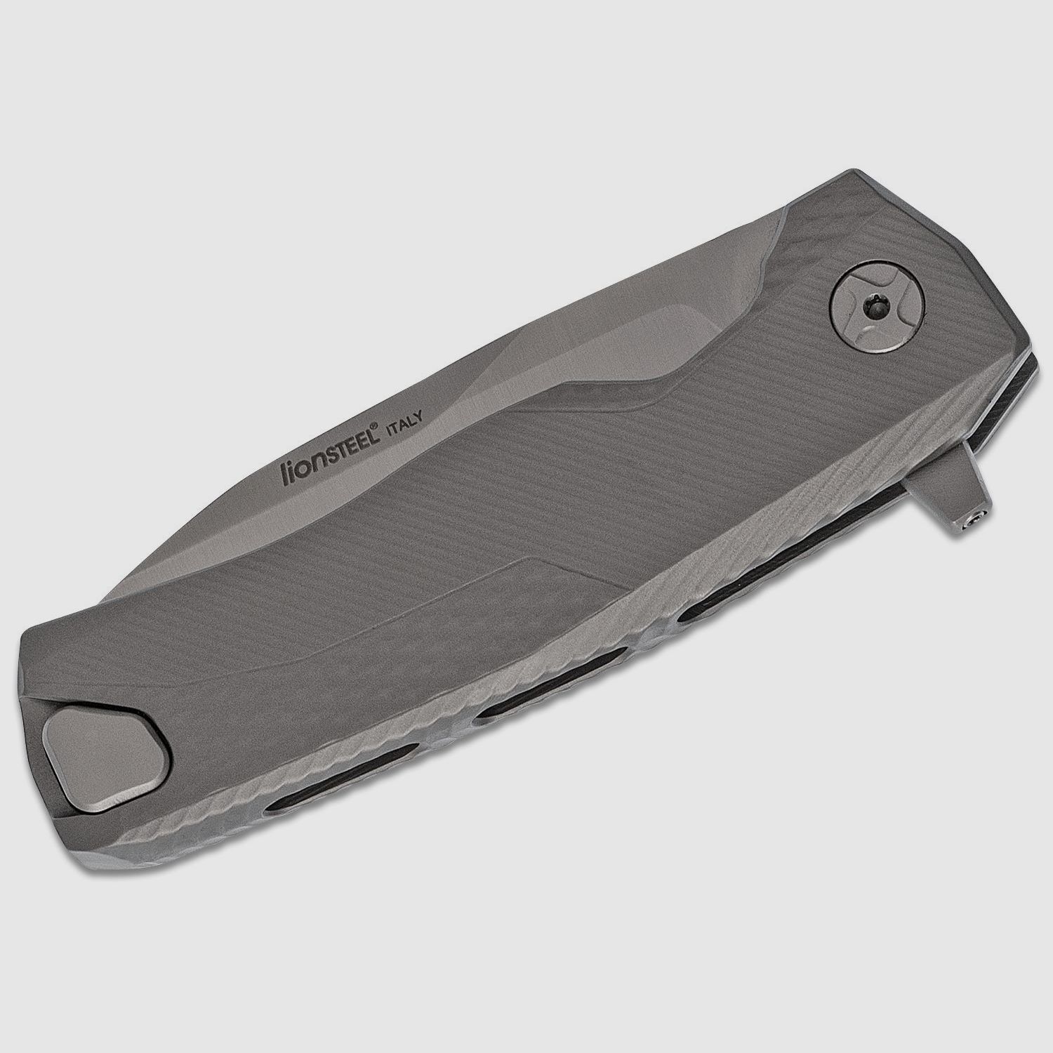 ROK G, M390 Satinklinge, grauer Titangriff | 97321