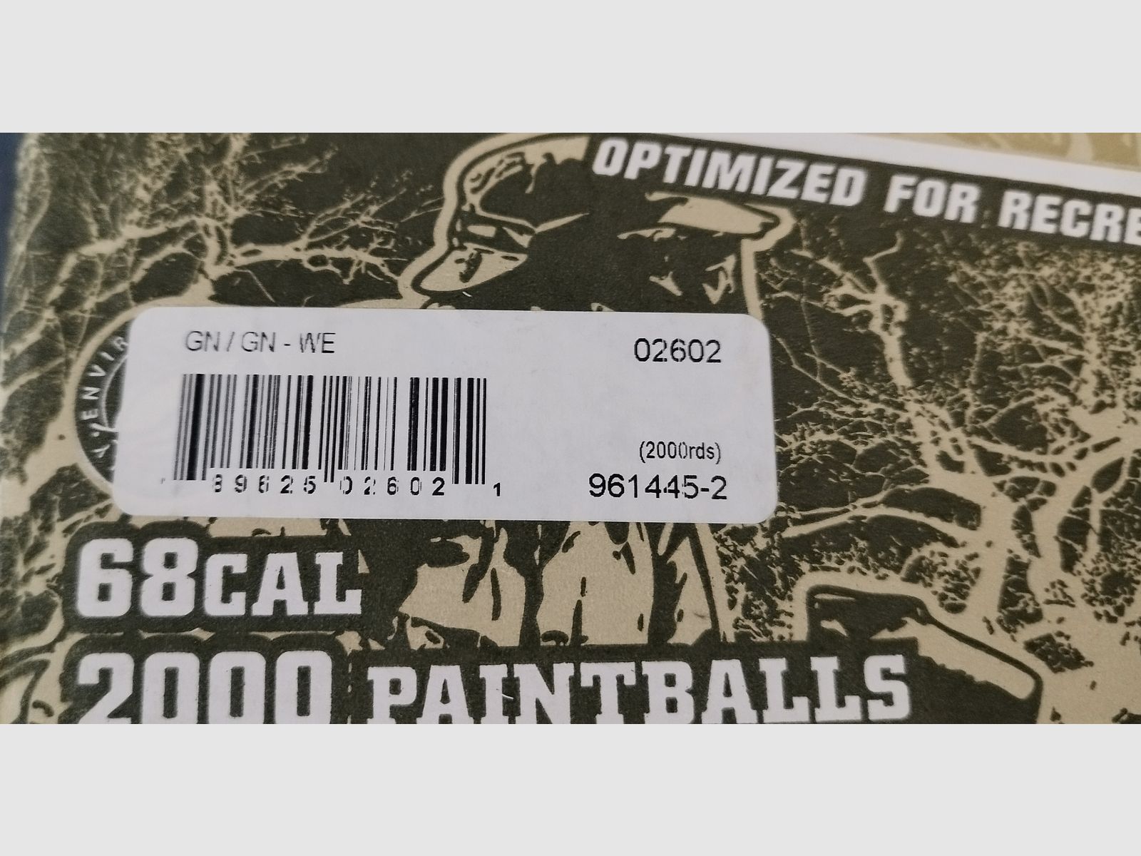 3x Box Paintballs Cal 68 - original verschweißt