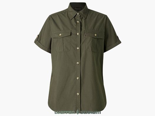 Pinewood Bluse Safari Moss Green