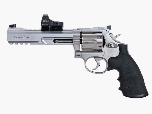 Smith & Wesson 686 Competition II  , Johannsen Tuning, Burris Reflexvisier, LPA-Visierung, .357Mag