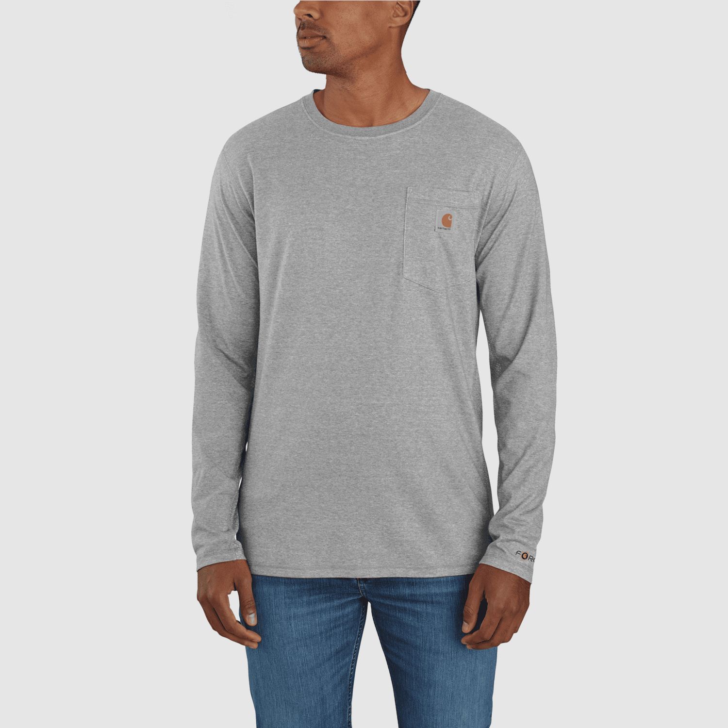 Carhartt Carhartt Force™ Relaxed L/S T-Shirt Men Heather Gray XL