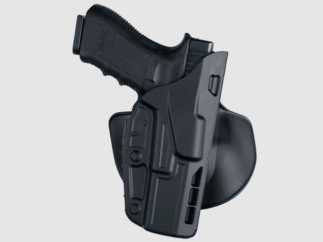 SAFARILAND® 7378 (7TS-ALS) Paddleholster 835* Glock 17, 17C.31(.357). 47 (Gen3-5). 22.22C {Gen3-4)-Schwarz-Rechts