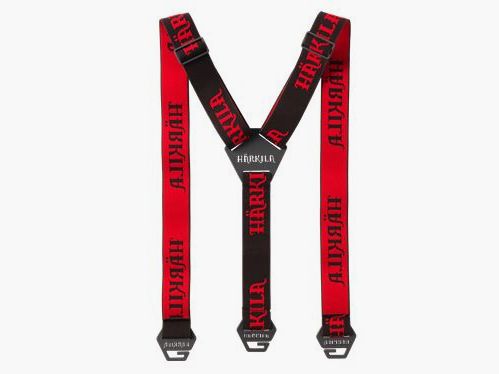 Härkila Tech suspenders, Shadow Brown/Red
