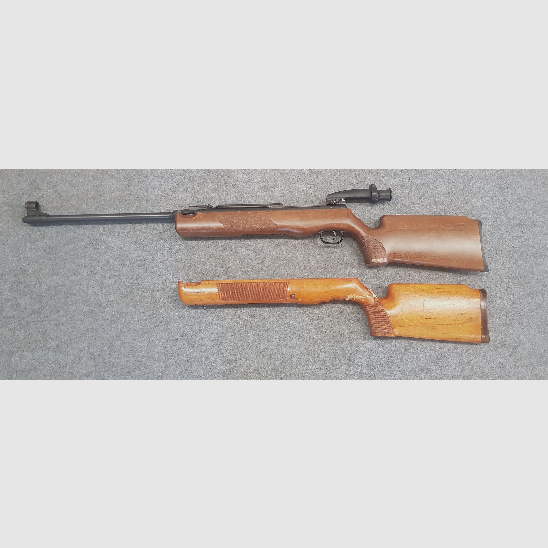 Weihnachtsangebot Seltenes aus Suhl Oberhebelspanner Luftgewehr Haenel Mod. IV/M im guten restaurierten Zustand Oberhebel 4M cal. 4,5mm Diabolo