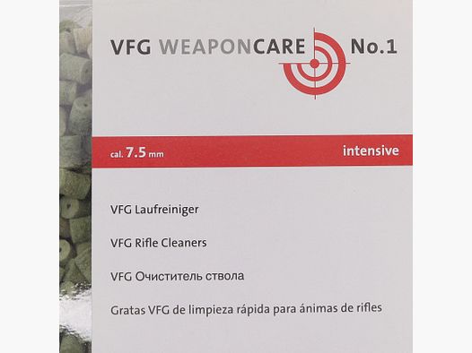 VFG Laufreiniger ''Intensive'' - 7,5mm (500stk.)